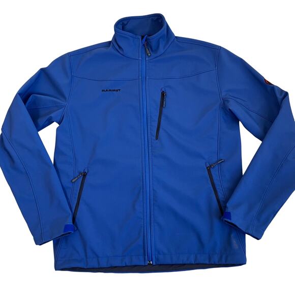 Mammut Other - Mammut Mens Sz L Peludo Softech Jacket in Blue Fleece Lined Lightweight Outdoors